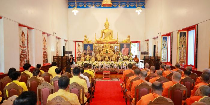 พิธีเจริญพระพุทธมนต์เฉลิมพระเกียรติถวายพระพรชัยมงคล แด่พระบาทสมเด็จพระเจ้าอยู่หัว เนื่องในโอกาสวันเฉลิมพระชนมพรรษา 6 รอบ 28 กรกฎาคม 2567